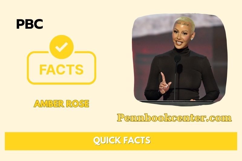 Amber Rose Quick Facts 3 Amber Rose Quick Facts