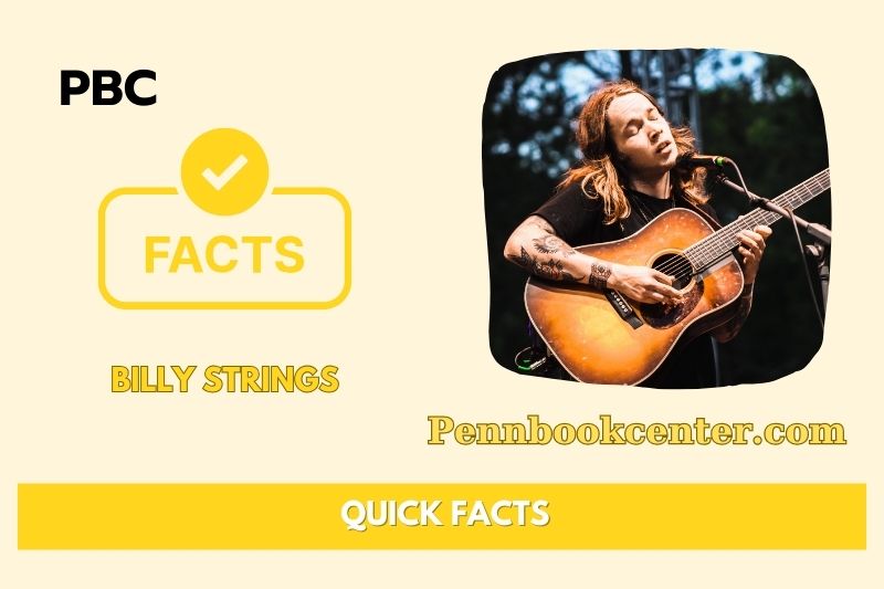 Billy Strings Quick Facts 3 Billy Strings Quick Facts