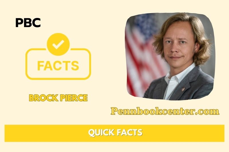 Brock Pierce Quick Facts
