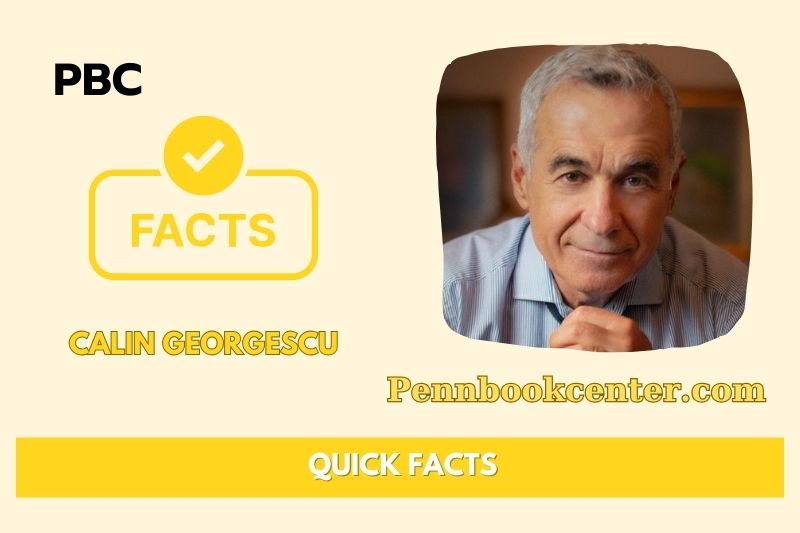 Calin Georgescu Quick Facts