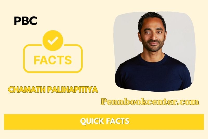 Chamath Palihapitiya Quick Facts 3 Chamath Palihapitiya Quick Facts