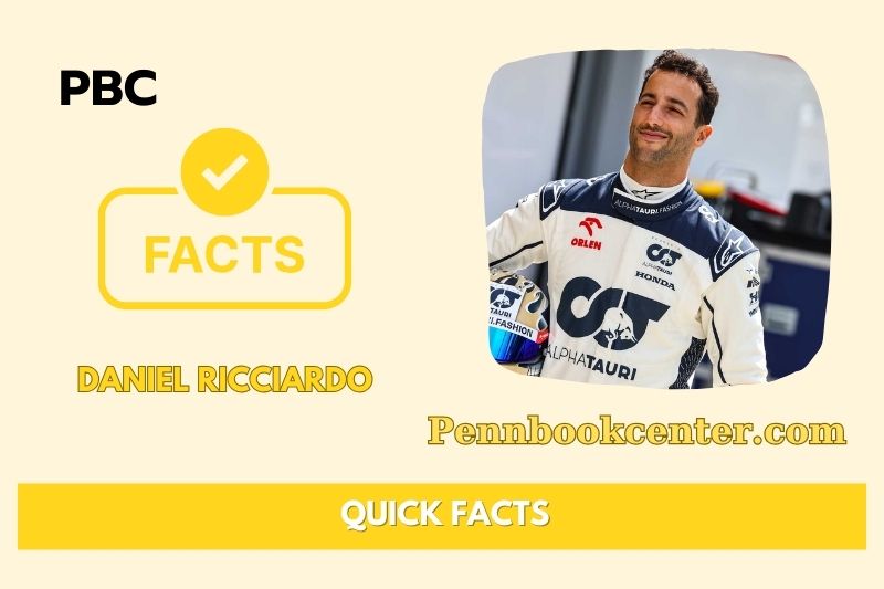 Daniel Ricciardo Quick Facts 3 Daniel Ricciardo Quick Facts