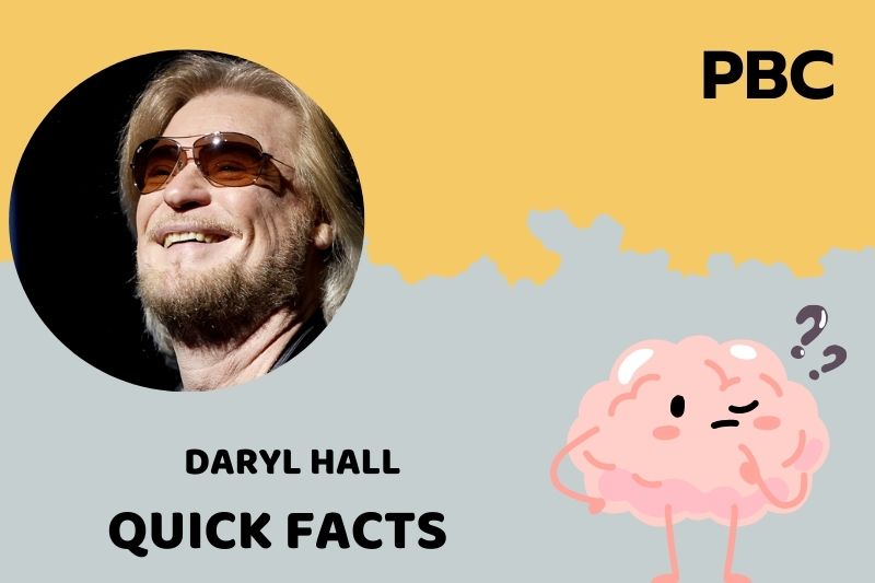 Daryl Hall Quick Facts