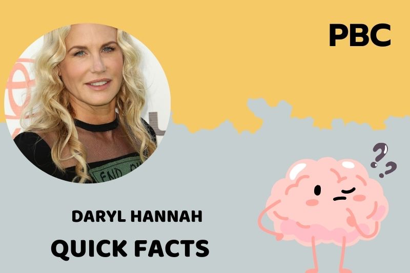 Daryl Hannah Quick Facts