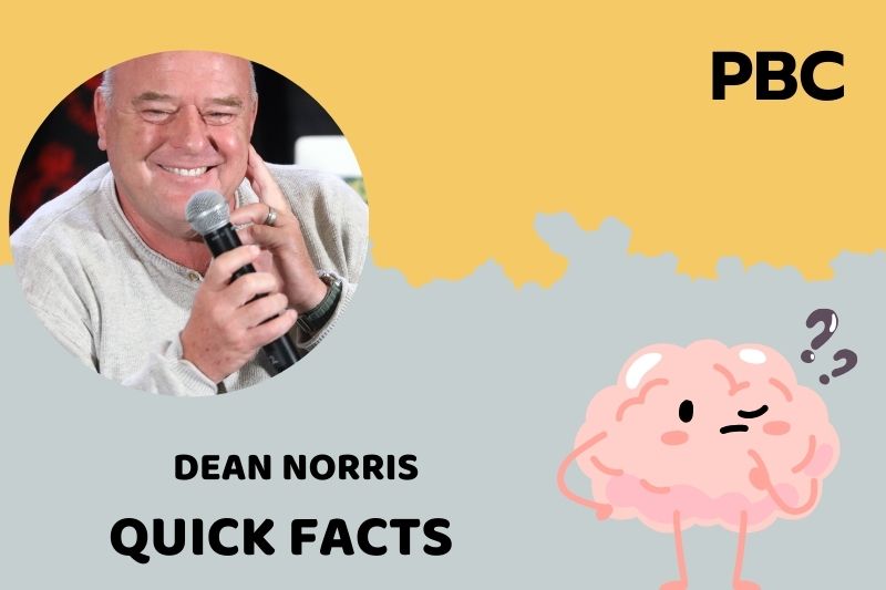 Dean Norris Quick Facts 3 Dean Norris Quick Facts
