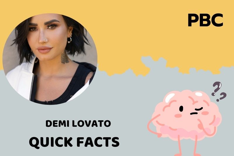 Demi Lovato Quick Facts 3 Demi Lovato Quick Facts