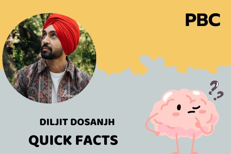 Diljit Dosanjh Quick Facts