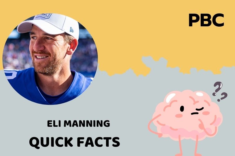 Eli Manning Quick Facts
