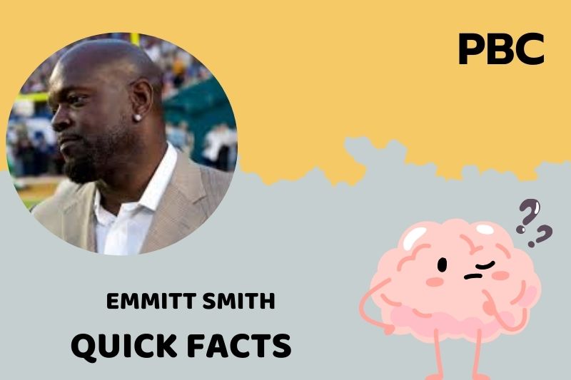 Emmitt Smith Quick Facts 3 Emmitt Smith Quick Facts