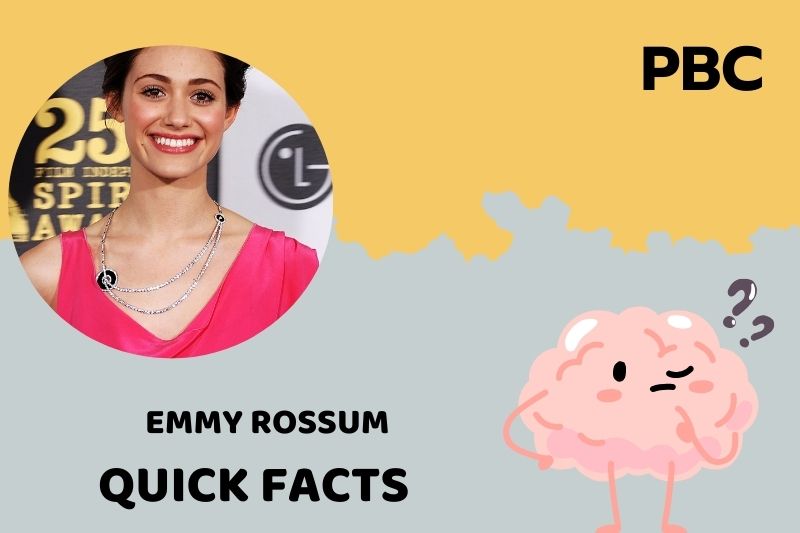 Emmy Rossum Quick Facts 3 Emmy Rossum Quick Facts