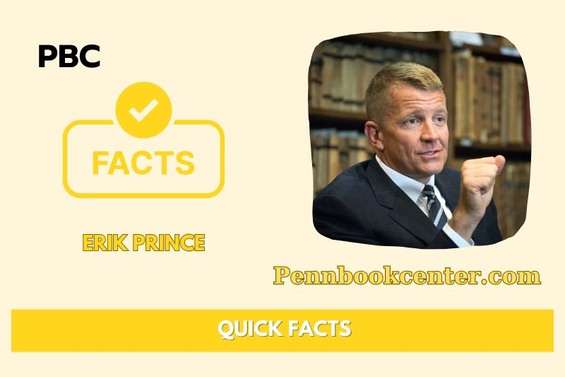 Erik Prince Quick Facts 3 Erik Prince Quick Facts