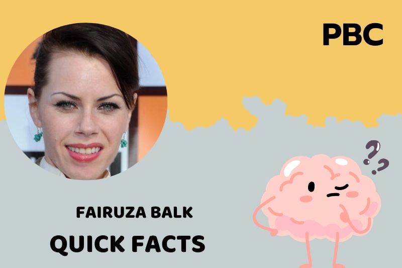 Fairuza Balk Quick Facts