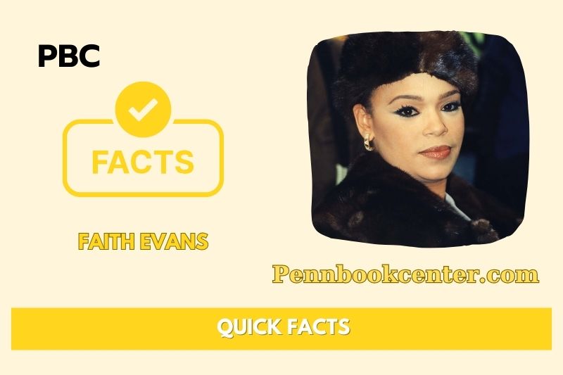 Faith Evans Quick Facts 3 Faith Evans Quick Facts