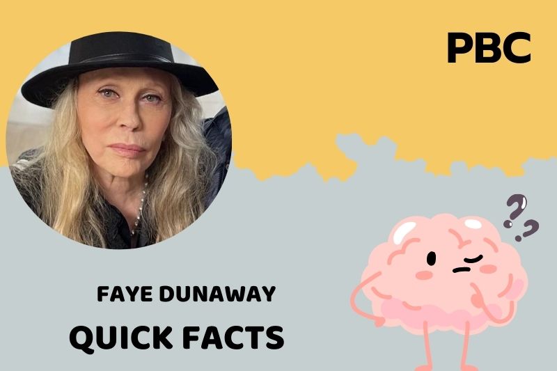 Faye Dunaway Quick Facts