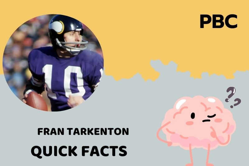 Fran Tarkenton Quick Facts 3 Fran Tarkenton Quick Facts
