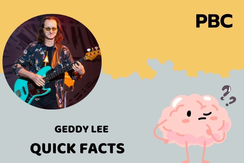 Geddy Lee Quick Facts