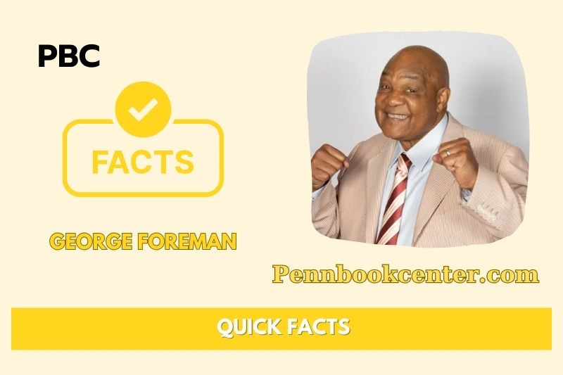 George Foreman Quick Facts 3 George Foreman Quick Facts