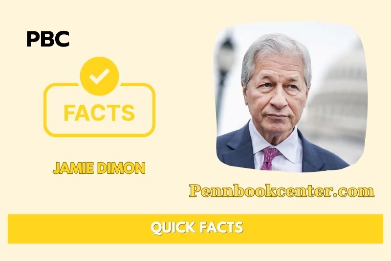 Jamie Dimon Quick Facts