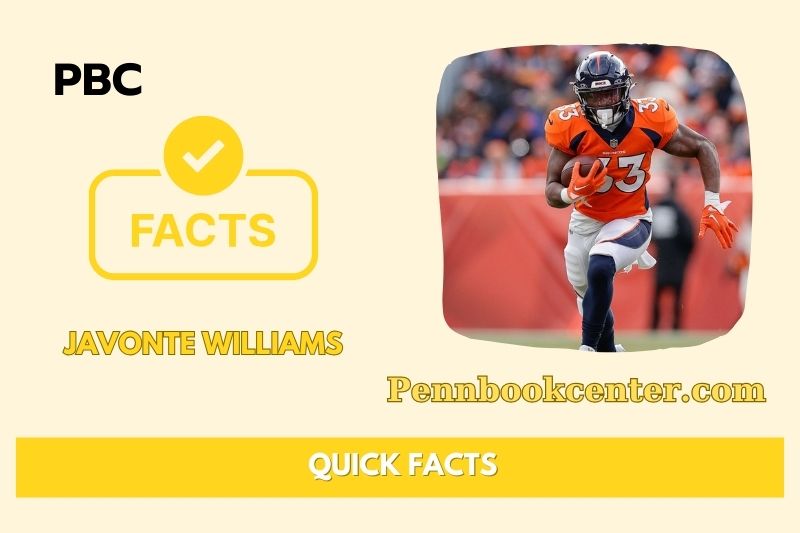 Javonte Williams Quick Facts