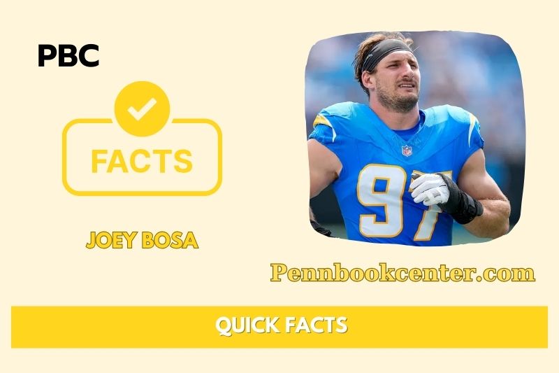 Joey Bosa Quick Facts 3 Joey Bosa Quick Facts