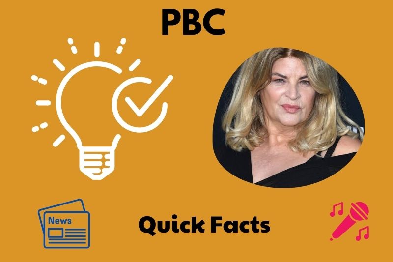 Kirstie Alley Quick Facts
