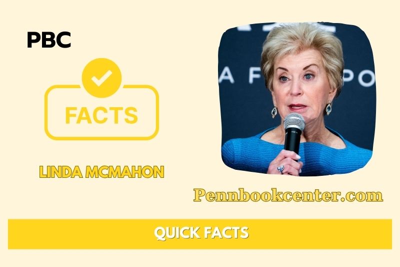 Linda Mcmahon Quick Facts