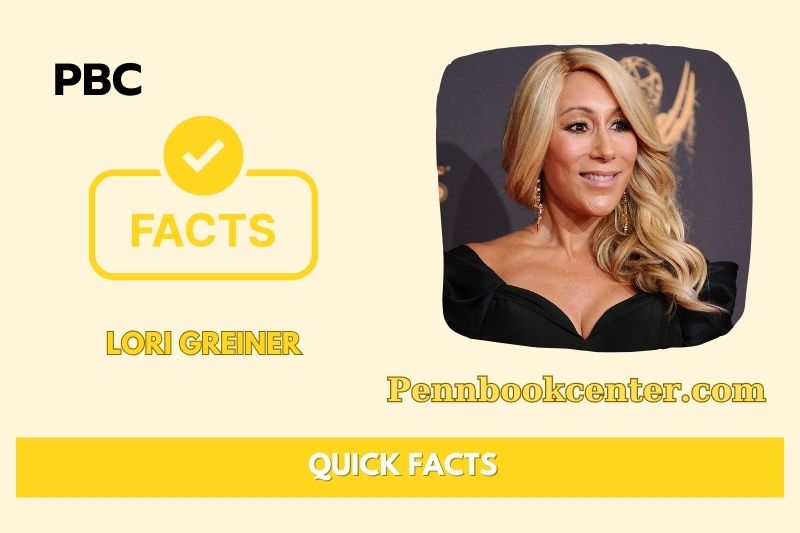 Lori Greiner Quick Facts 3 Lori Greiner Quick Facts