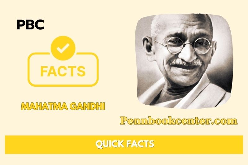 Mahatma Gandhi Quick Facts 1 3 Mahatma Gandhi Quick Facts