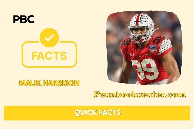 Malik Harrison Quick Facts