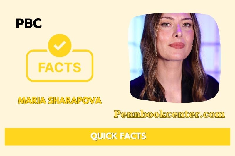 Maria Sharapova Quick Facts 3 Maria Sharapova Quick Facts