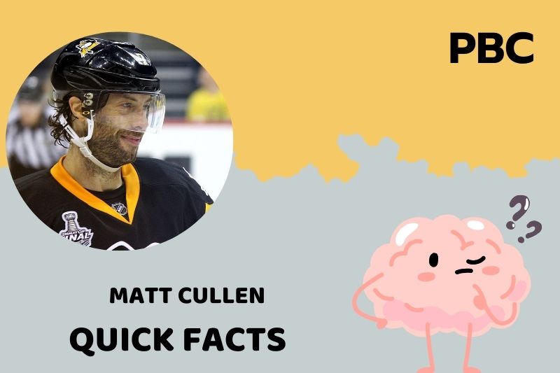 Matt Cullen Quick Facts 3 Matt Cullen Quick Facts