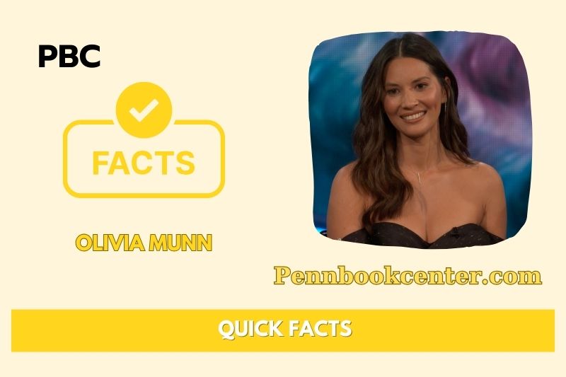 Olivia Munn Quick Facts