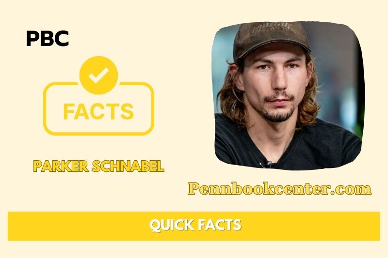 Parker Schnabel Quick Facts 3 Parker Schnabel Quick Facts