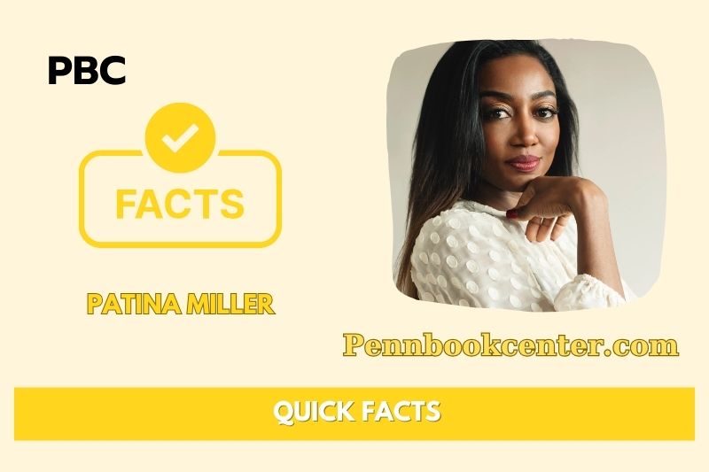 Patina Miller Quick Facts 3 Patina Miller Quick Facts