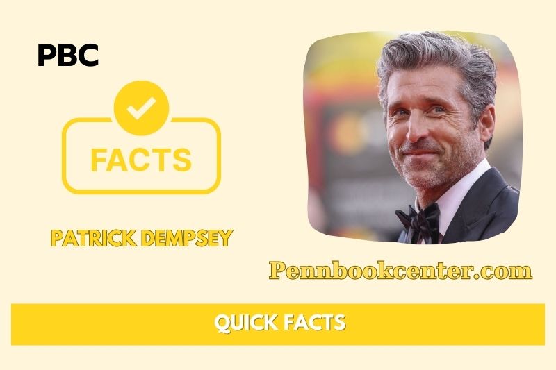 Patrick Dempsey Quick Facts 3 Patrick Dempsey Quick Facts