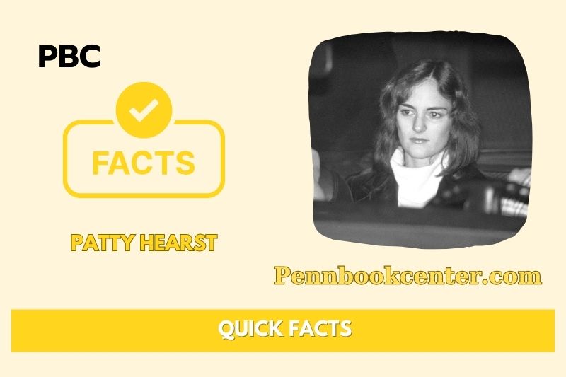 Patty Hearst Quick Facts