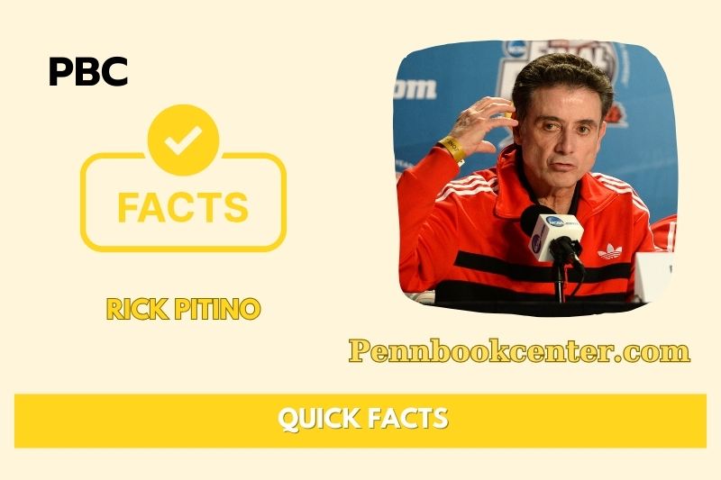 Rick Pitino Quick Facts 3 Rick Pitino Quick Facts