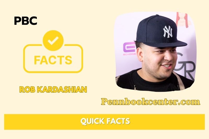 Rob Kardashian Quick Facts 3 Rob Kardashian Quick Facts