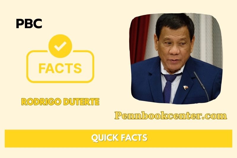 Rodrigo Duterte Quick Facts 3 Rodrigo Duterte Quick Facts