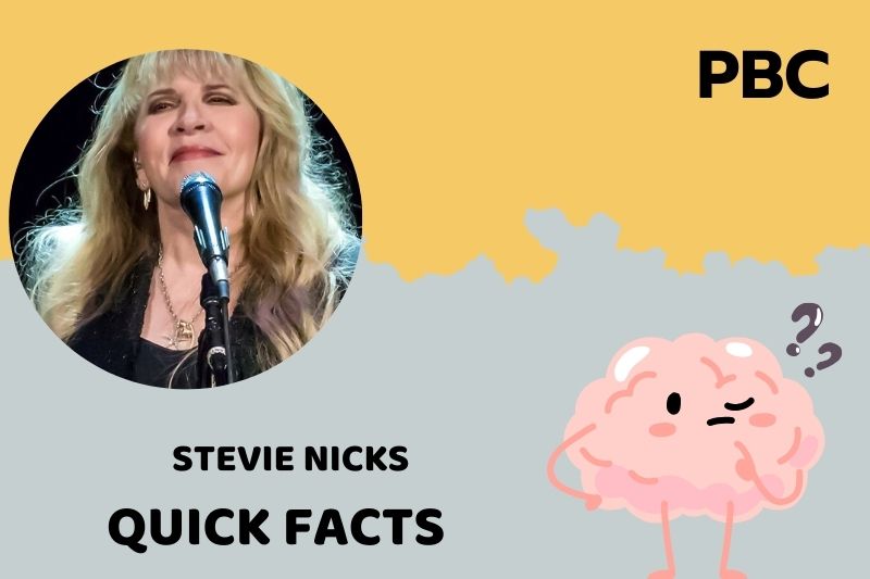Stevie Nicks Quick Facts 3 Stevie Nicks Quick Facts