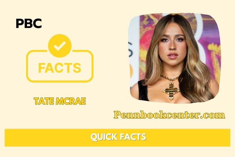 Tate Mcrae Quick Facts