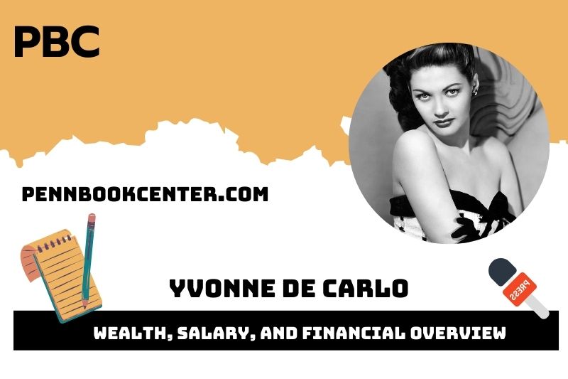 Yvonne De Carlo Wealth Salary and Financial Overview 5 Yvonne De Carlo Wealth, Salary, and Financial Overview